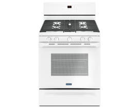 Maytag 30 inch 5.0 cu. ft. Free Standing Gas Range in White MGR6600FW