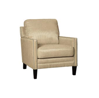 Signature Design by Ashley Vilonia Series Fabric Accent Chair in Sunshine Beige 5200220