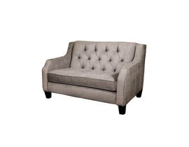 SBF Upholstery Fabric Tufted Loveseat in Latte 2245