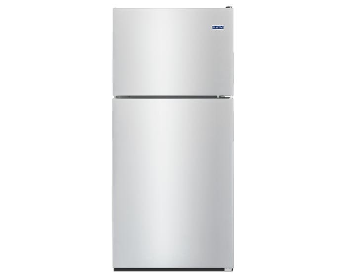 Maytag 30 inch 18 cu. ft. Top Freezer Refrigerator in Stainless Steel MRT118FFFZ
