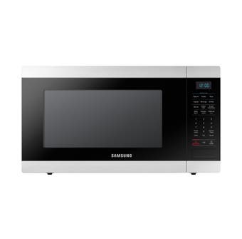 Samsung 24 inch 1.9 cu.ft. Countertop Microwave with Moisture Sensor in Stainless Steel MS19M8000AS