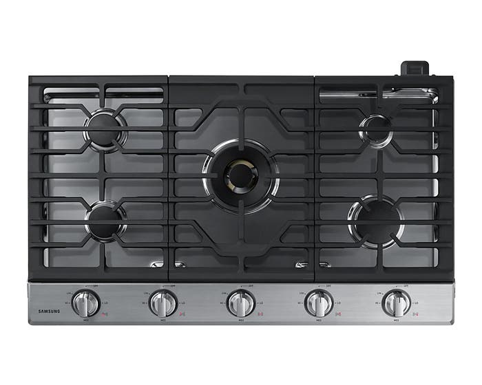 Samsung 36 inch 5-Burner Gas Cooktop in Stainless Steel NA36N7755TS