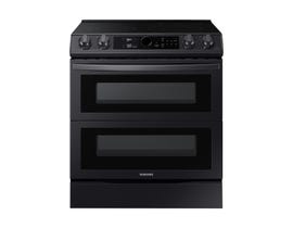 Samsung 30 inch 6.3 cu. ft. Electric Range with Air Fry in Black Stainless Steel NE63T8751SG