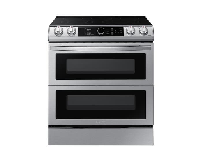 Samsung 30 inch 6.3 cu. ft. Electric Range with Air Fry in Stainless Steel NE63T8751SS