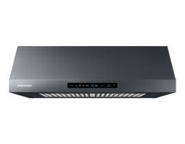 Samsung 30 inch 600 CFM Under Cabinet Hood with Bluetooth Connection in Black Stainless Steel NK30N7000UG