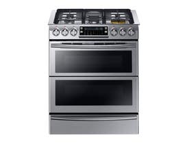 Samsung 30 inch 5.8 cu. ft. with Dual Fuel Range Technology in stainless steel NY58J9850WS