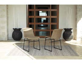Signature Design by Ashley 2Pc Amaris Outdoor Dining Chair P369-601