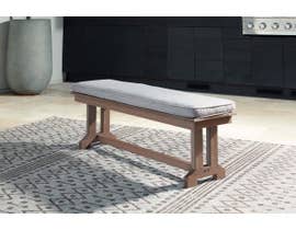 Signature Design by Ashley Emmeline Outdoor Dining Bench with Cushion P420-600