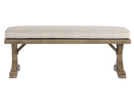 Signature Design by Ashley Beachcroft Bench with Cushion in Beige P791-600