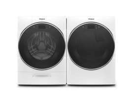 Whirlpool Laundry Pair 5.8 cu. ft. Smart Front Load Washer WFW9620HW & 7.4 cu. ft. Electric Dryer in White YWED9620HW