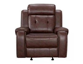 Baker Series Gel Leather Recliner Chair in Brown 7RFURN