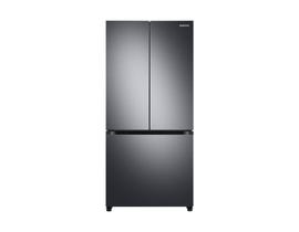 Samsung 32 inch 18 cu. ft. Smart Counter-Depth French Door Refrigerator in Black Stainless RF18A5101SG