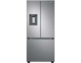 Samsung 22 cu. ft. Smart 3-Door French Door Refrigerator with External Water Dispenser in Stainless Steel RF22A4221SR