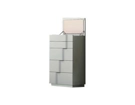 Latina Series Chest in Grey Lacquer SB185