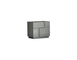 Latina Series Nightstand in Grey Lacquer SB185