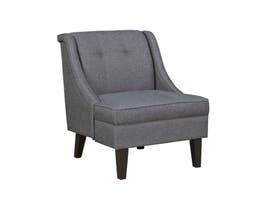 Signature Design by Ashley Calion Series Fabric Accent Chair w/Linen detailing in Gunmetal Grey 2070260