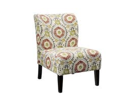 Signature Design by Ashley Honnally Series Floral Fabric Accent Chair in Multi-colour Floral 5330260