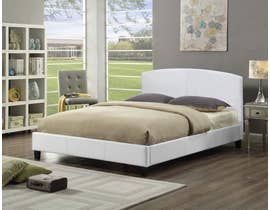 Titus Furniture Platform Bed in White T2350W
