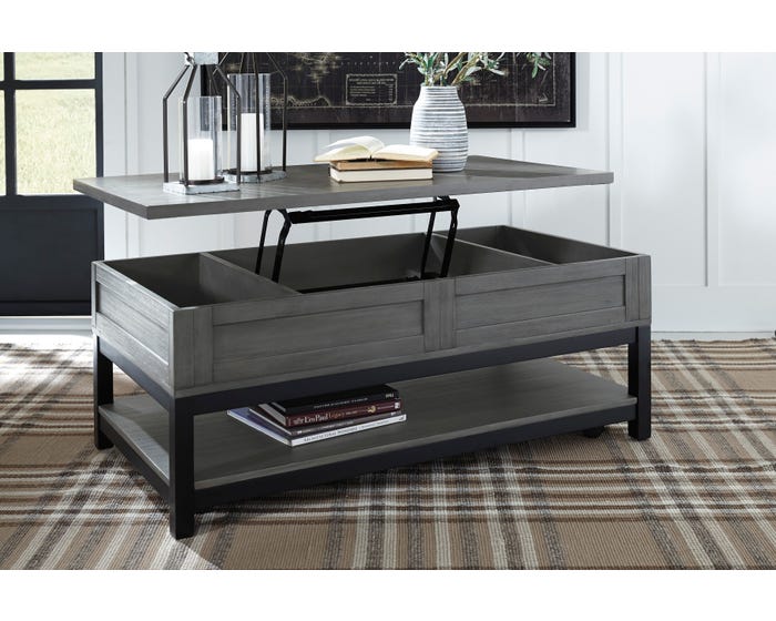 Lift Top Cocktail Table Ashley T454 9, Adjustable Height Coffee Table Canada