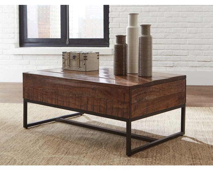 Lift Top Cocktail Table Ashley T842 9, Signature Design By Ashley Wystfield Lift Top Coffee Table