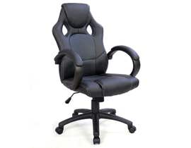 TygerClaw High Back Gaming Chair in Black TYFC20043