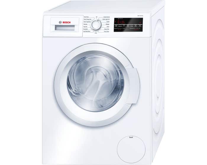 Bosch 300 Series 24 inch 2.2 cu. ft. Front Load High Efficiency Compact Washer in White WAT28400UC