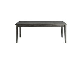 High Society SouthPaw Series Wood Dining Table in Grey DSO100