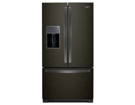 Whirlpool 36 inch 27 cu. ft. French Door Refrigerator in Black Stainless WRF757SDHV