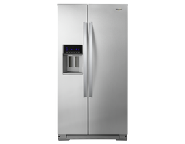 Whirlpool 36 inch 21 cu. ft. Counter-Depth Side-by-Side Refrigerator in Stainless Steel WRS571CIHZ