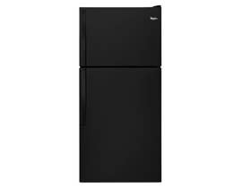 Whirlpool 30 inch Wide 18 cu. ft. Top Freezer Refrigerator with Flexi Slide Bin in black WRT318FZDB