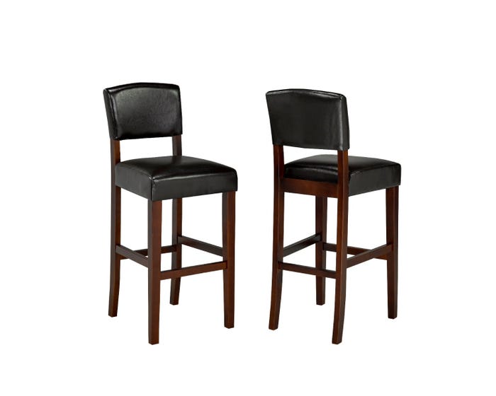 Bar Stool Bras Ws5422 24 Br, Red Faux Leather Counter Stools