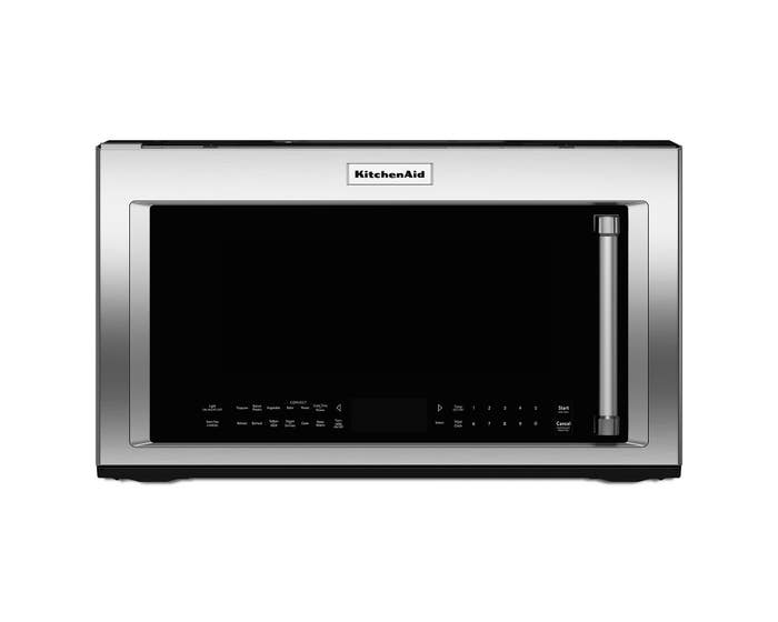 KitchenAid 30 inch 1.9 cu.ft. 950-watt Over-the-range Microwave with Convection Cooking in Stainless Steel YKMHC319ES