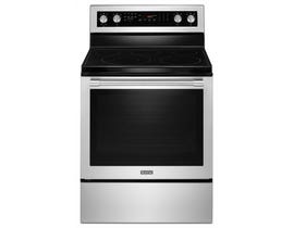 Maytag 30 inch 6.4 cu. ft. True Convection Electric Range in Stainless Steel YMER8800FZ