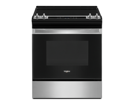 Whirlpool 4.8 Cu. Ft. Electric Range with Frozen Bake™ in Black YWEE515S0LS