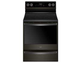 Whirlpool 30 inch 6.4 cu. ft. Freeshtanding Electric Range in Black Stainless YWFE975H0HV