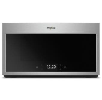 Whirlpool 30 inch 1.9 Cu.ft. Smart Over-the-range Microwave with Multi-step Cooking in Fingerprint Resistant Stainless Steel YWMHA9019HZ